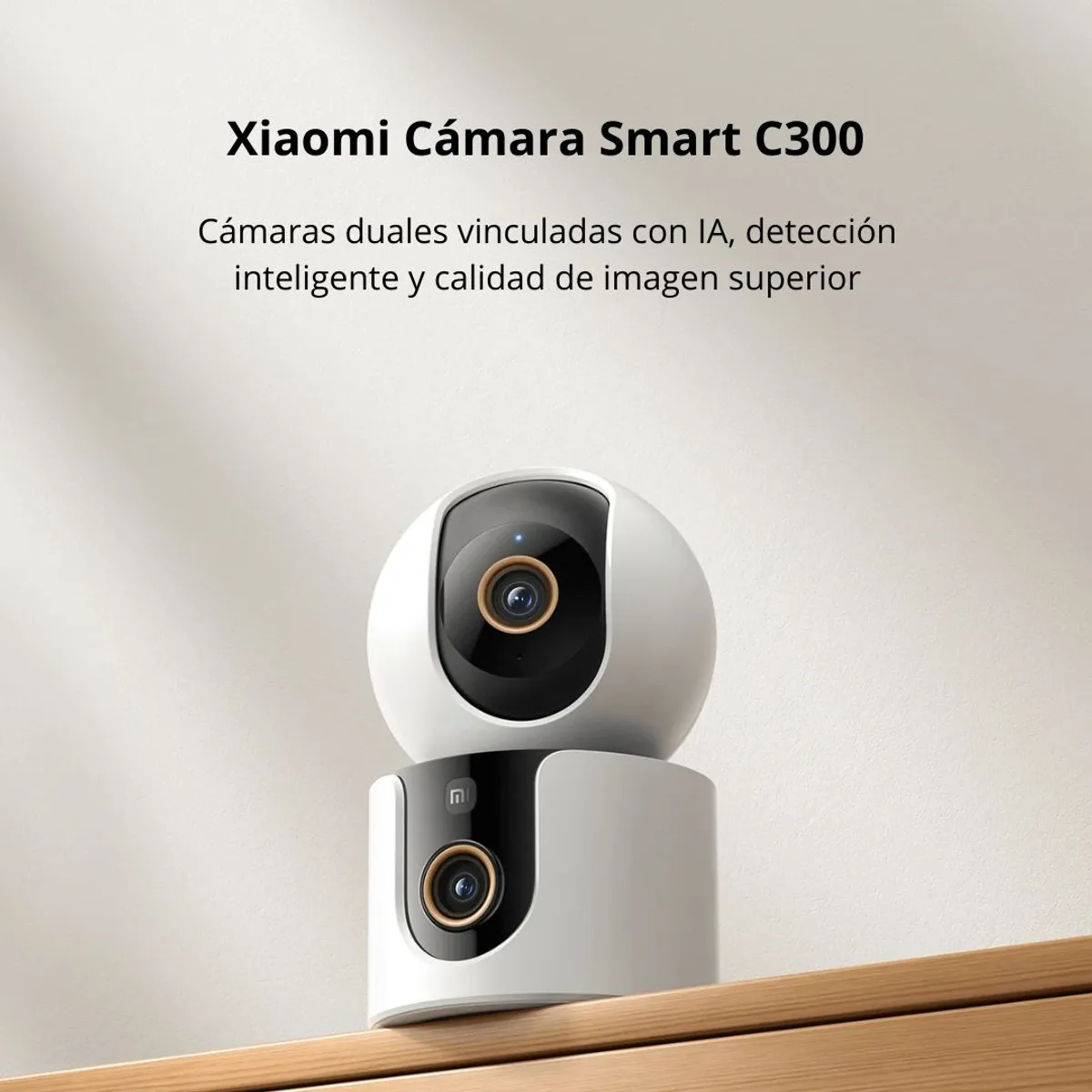 CÁMARA WIFI XIAOMI C300 DUAL 2K DOBLE LENTE 3MP IA SEGUIMIENTO AUDIO Y VISIÓN NOCTURNA - 2