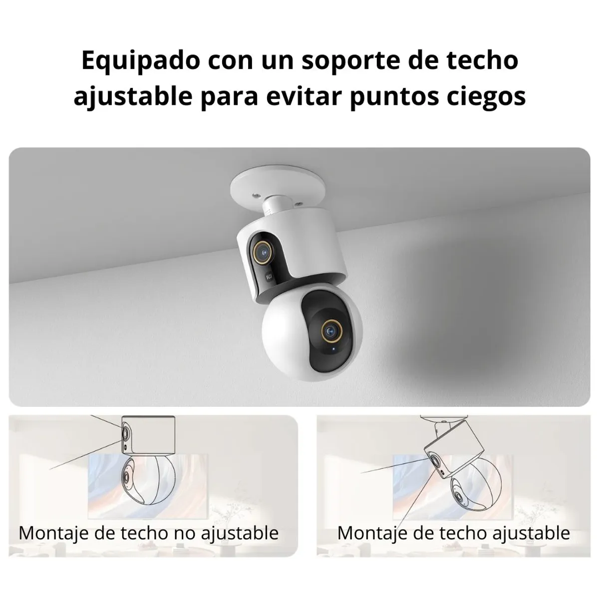 CÁMARA WIFI XIAOMI C300 DUAL 2K DOBLE LENTE 3MP IA SEGUIMIENTO AUDIO Y VISIÓN NOCTURNA - 7