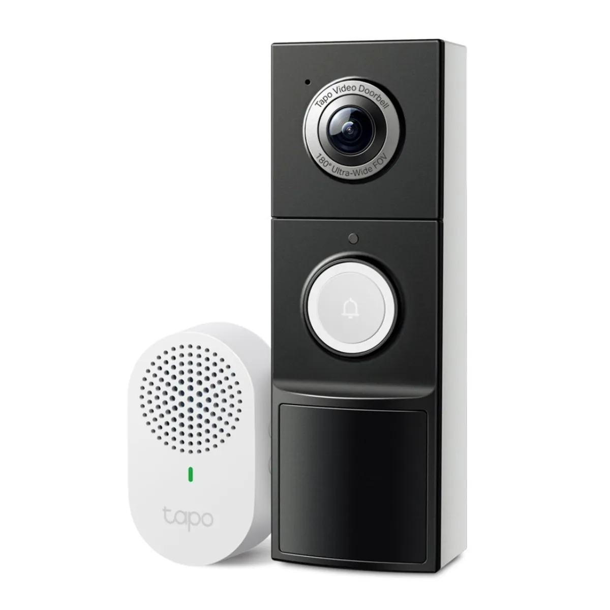 TIMBRE INTELIGENTE TP-LINK TAPO D235 2K 5MP CON CÁMARA 180° Y TIMBRE INTERIOR - 1