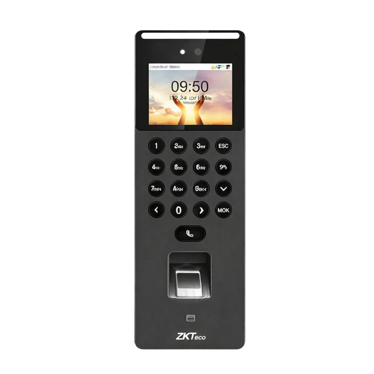 CONTROL DE ACCESO FACIAL ZKTECO SENSEFACE 2A CON HUELLA TARJETA RFID Y VIDEOPORTERO IP - 3