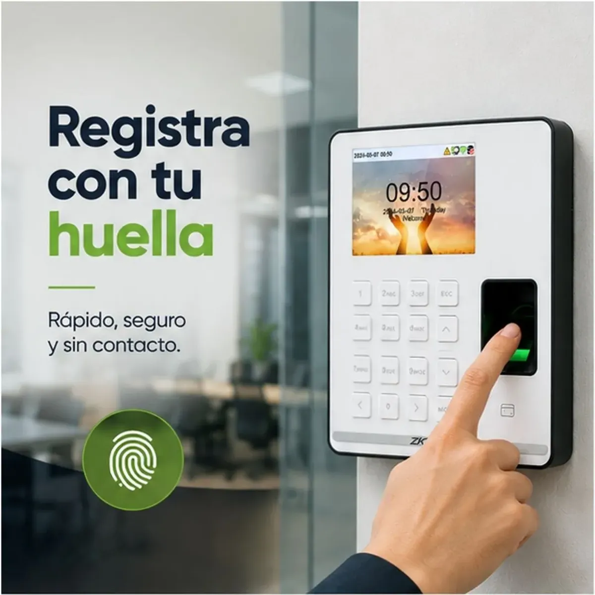 CONTROL DE ASISTENCIA ZKTECO SENSEFP M1 WIFI HUELLA RFID 500 USUARIOS - 5
