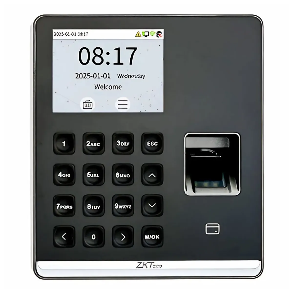 RELOJ BIOMÉTRICO ZKTECO SENSEFP M1 WIFI CON HUELLA TARJETA RFID Y CLAVE 500 USUARIOS - 1