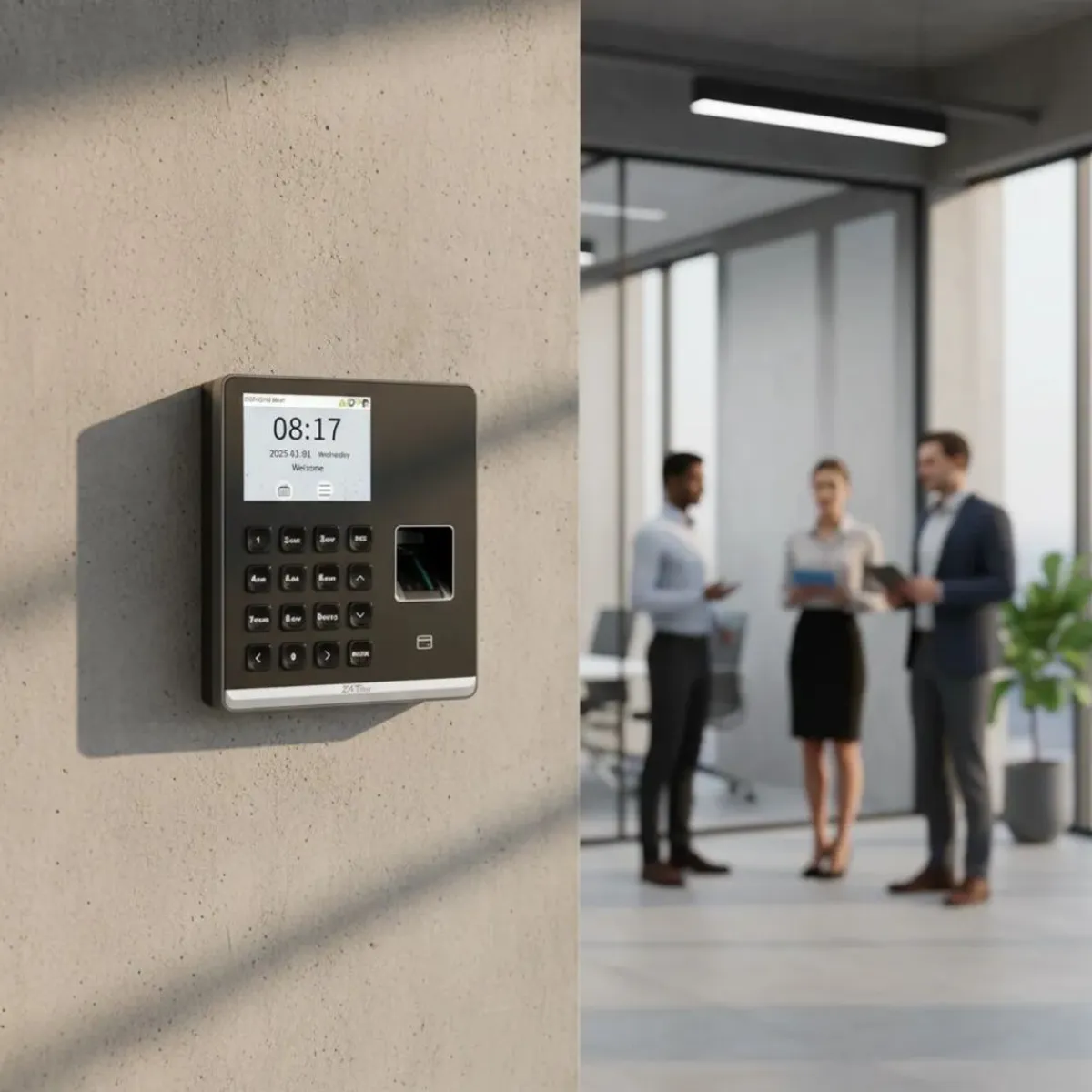 RELOJ BIOMÉTRICO ZKTECO SENSEFP M1 WIFI CON HUELLA TARJETA RFID Y CLAVE 500 USUARIOS - 4