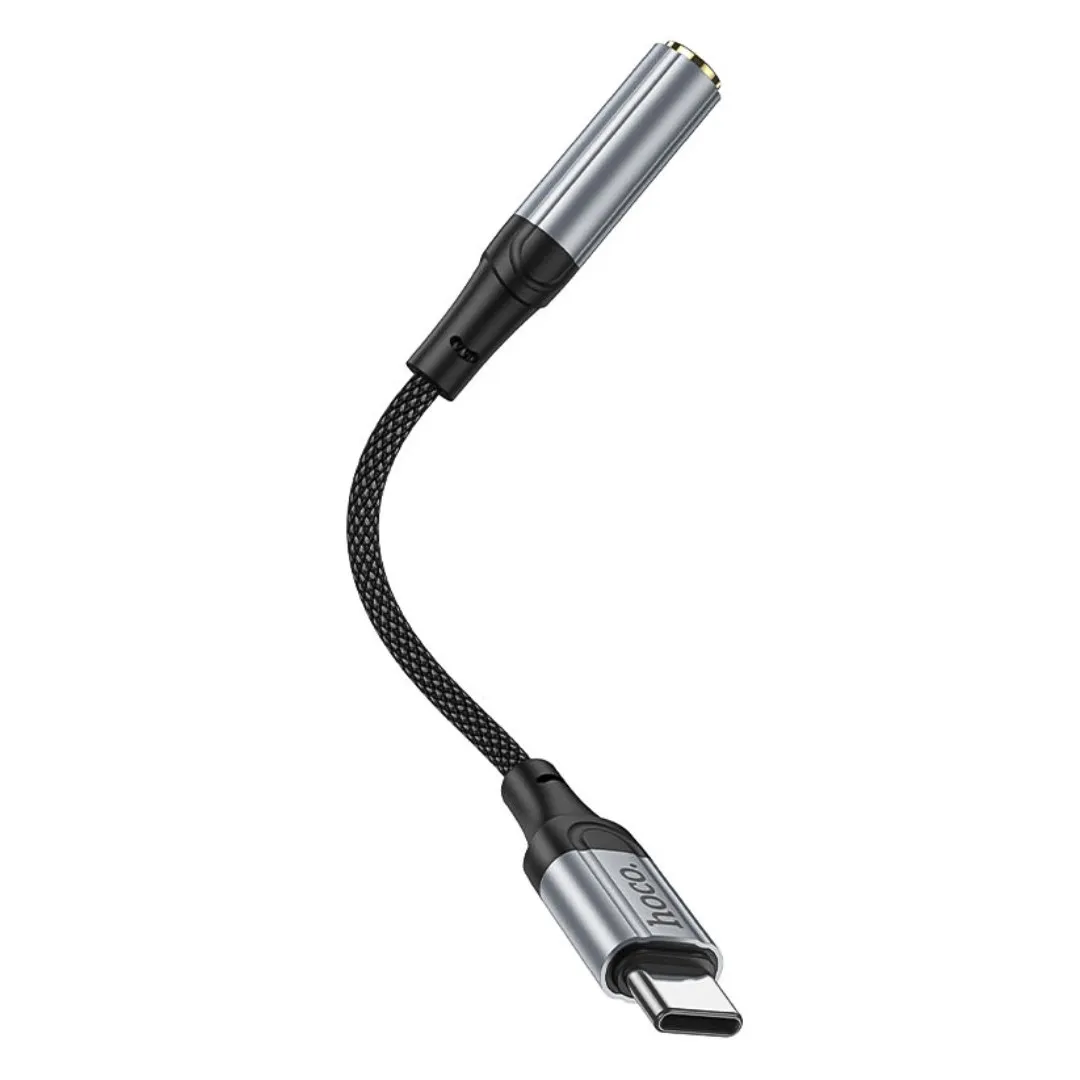 ADAPTADOR USB TIPO C A JACK 3.5 MM HOCO LS36 PARA AUDÍFONOS MICRÓFONO Y LLAMADAS - 5