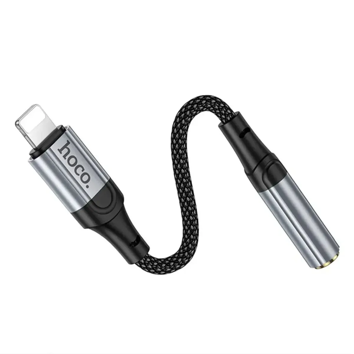 ADAPTADOR LIGHTNING A JACK 3.5MM HOCO LS36A PARA IPHONE AUDÍFONOS Y LLAMADAS - 5