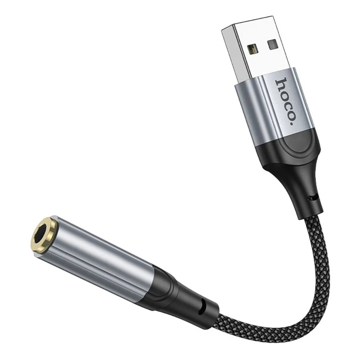ADAPTADOR USB-A A JACK 3.5 MM HOCO LS36 PARA AUDÍFONOS MICRÓFONO Y LLAMADAS - 7