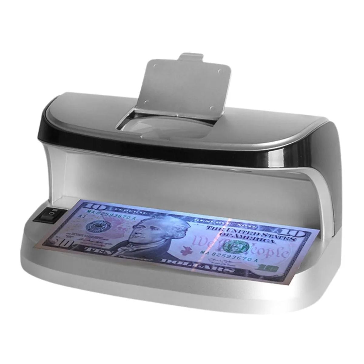 DETECTOR DE BILLETES FALSOS PORTÁTIL UV MAGNÉTICO CON LUPA Y MARCA DE AGUA - 1