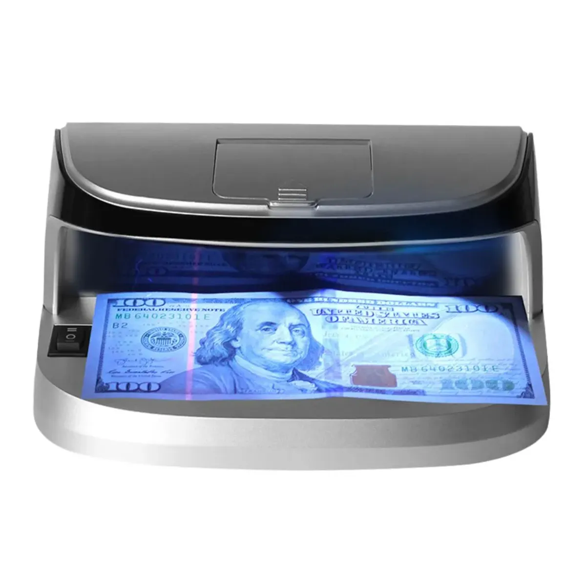 DETECTOR DE BILLETES FALSOS PORTÁTIL UV MAGNÉTICO CON LUPA Y MARCA DE AGUA - 6