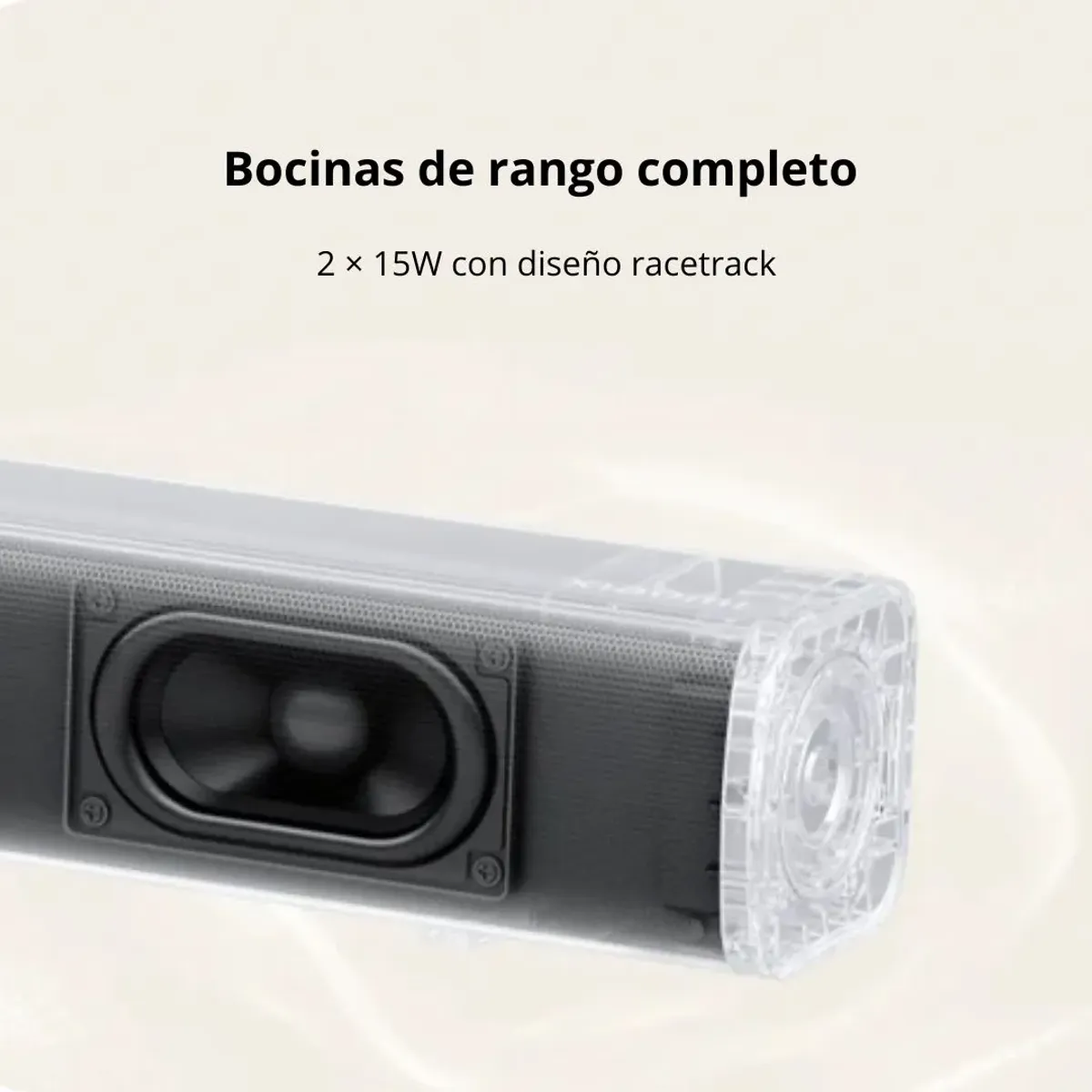 BARRA DE SONIDO XIAOMI SOUNDBAR 2.0 BLUETOOTH 5.3 30W PARA TV ÓPTICO AUX Y SPDIF - 8