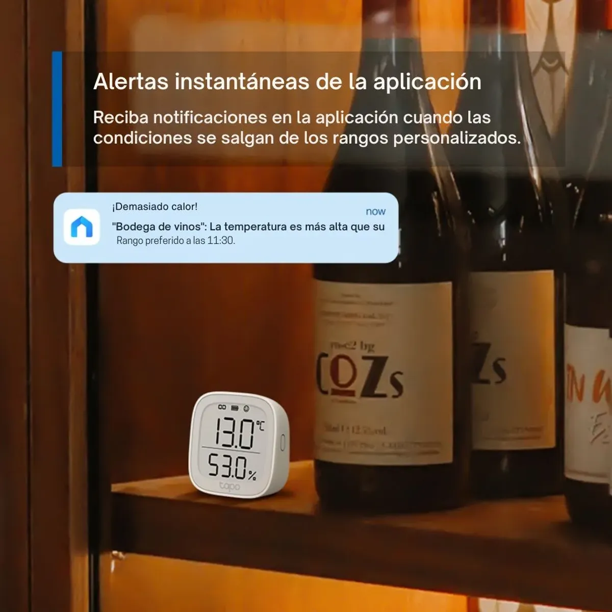 SENSOR INTELIGENTE TP-LINK TAPO T315 TEMPERATURA Y HUMEDAD CON PANTALLA E-INK - 4