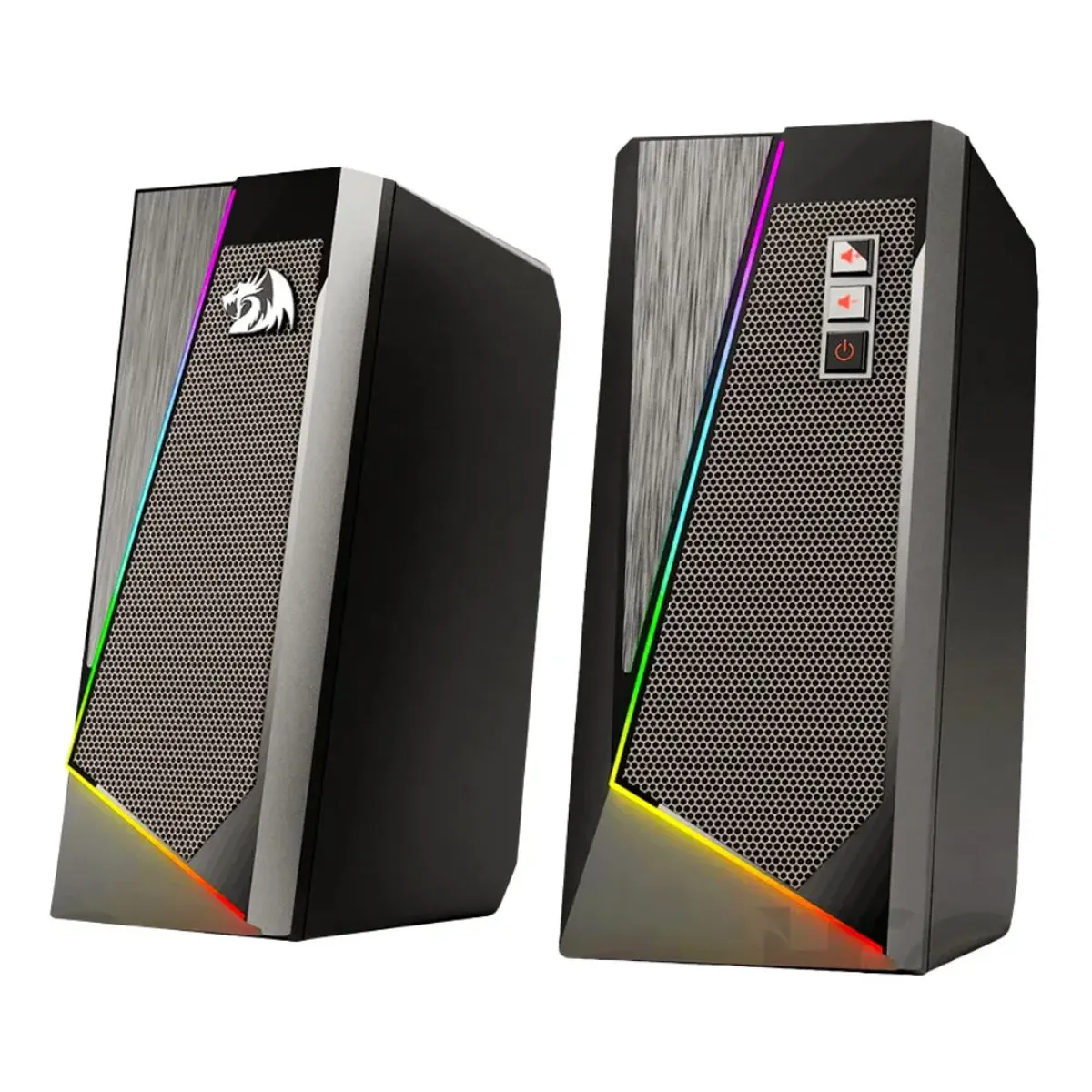 PARLANTES GAMER REDRAGON ANVIL RGB 10W ESTÉREO 2.0 CON CONTROL TÁCTIL USB Y JACK 3.5MM - 1