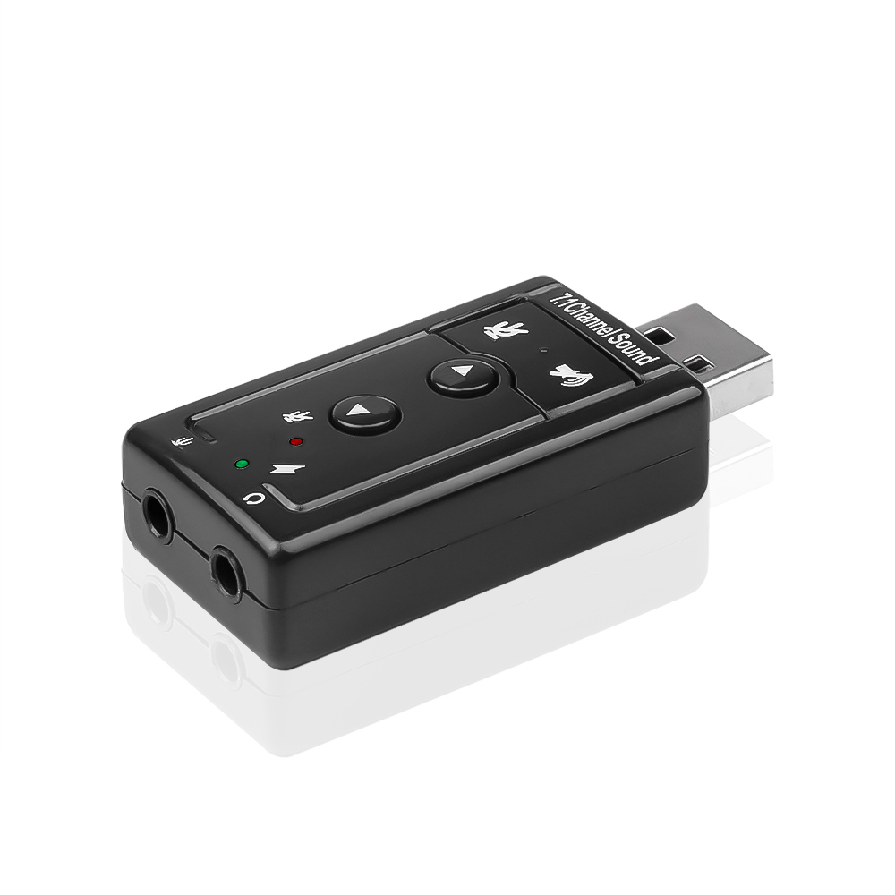 ADAPTADOR USB DE SONIDO A MICRÓFONO Y AUDÍFONOS - 2