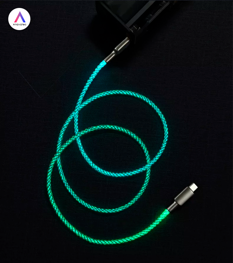 CABLE KREED CARGA Y DATOS TIPO C A TIPO C RGB - 7