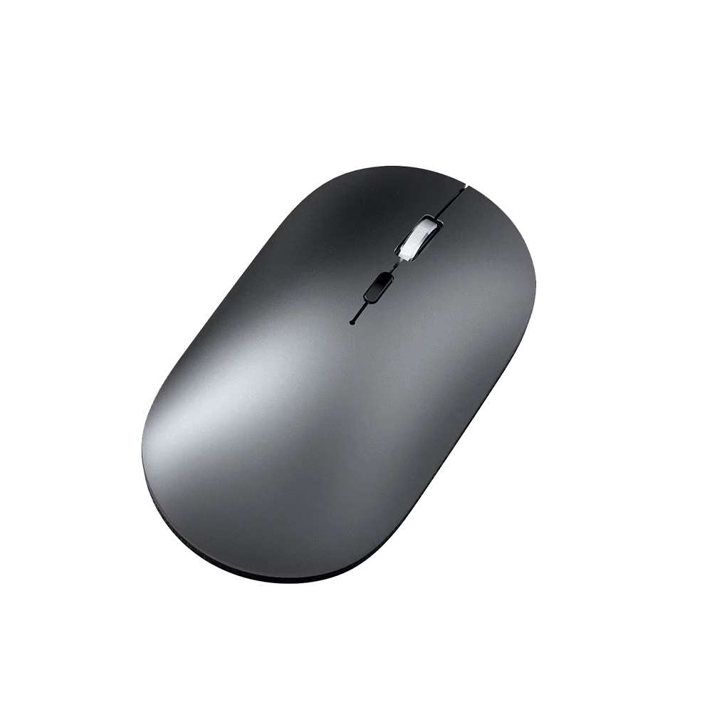 TECLADO Y MOUSE INALÁMBRICO BLUETOOTH RECARGABLE – NEGRO CON GRIS - 4