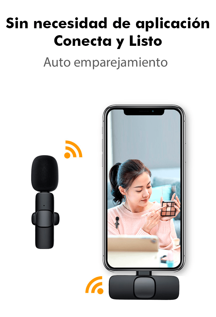 MICRÓFONO SOLAPERO INALÁMBRICO TIPO C K8 CON ADAPTADOR USB PARA PC - 7