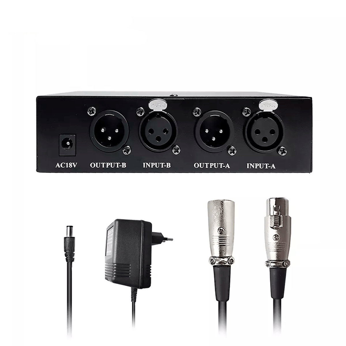 PHANTOM POWER 48V PARA 2 MICRÓFONOS CONDENSADORES DE ESTUDIO - 3