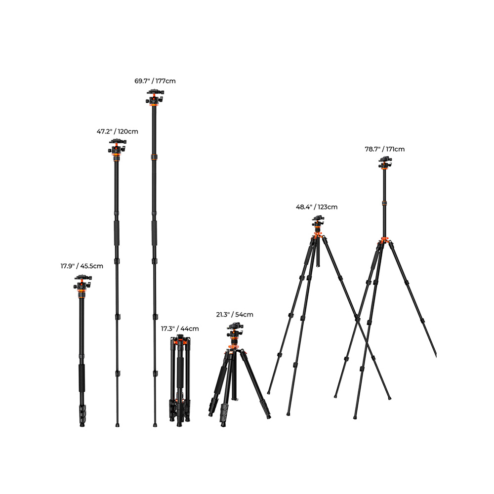 TRÍPODE MONOPIE KYF CONCEPT K254A3 – KF09.089V1A (OLD SA254M2) - 2