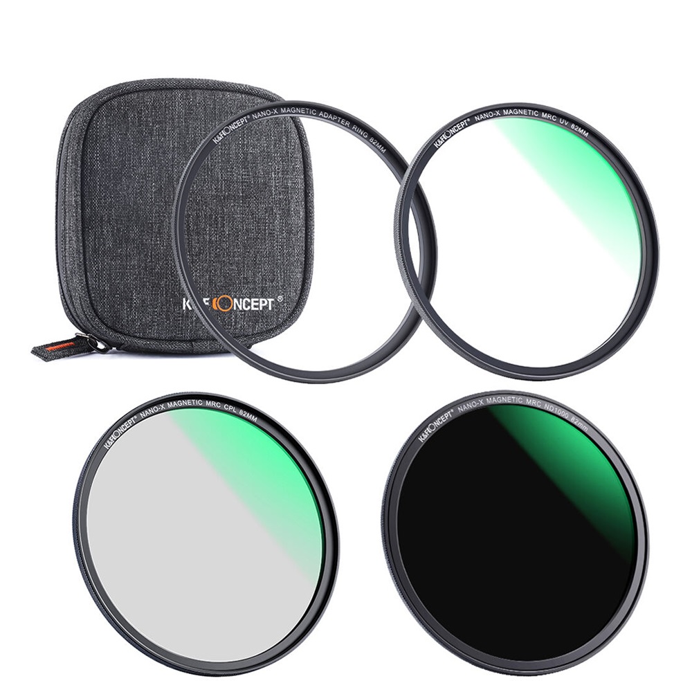 KITS DE FILTROS KYF CONCEPT 67MM 3 EN 1 MAGNETICO UV + CPL + ND1000 - 1