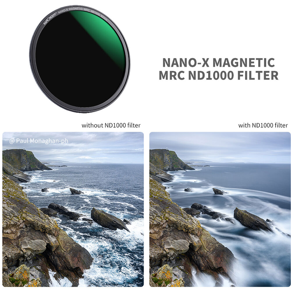 KITS DE FILTROS KYF CONCEPT 82MM 3 EN 1 MAGNETICO UV + CPL + ND1000 - 3