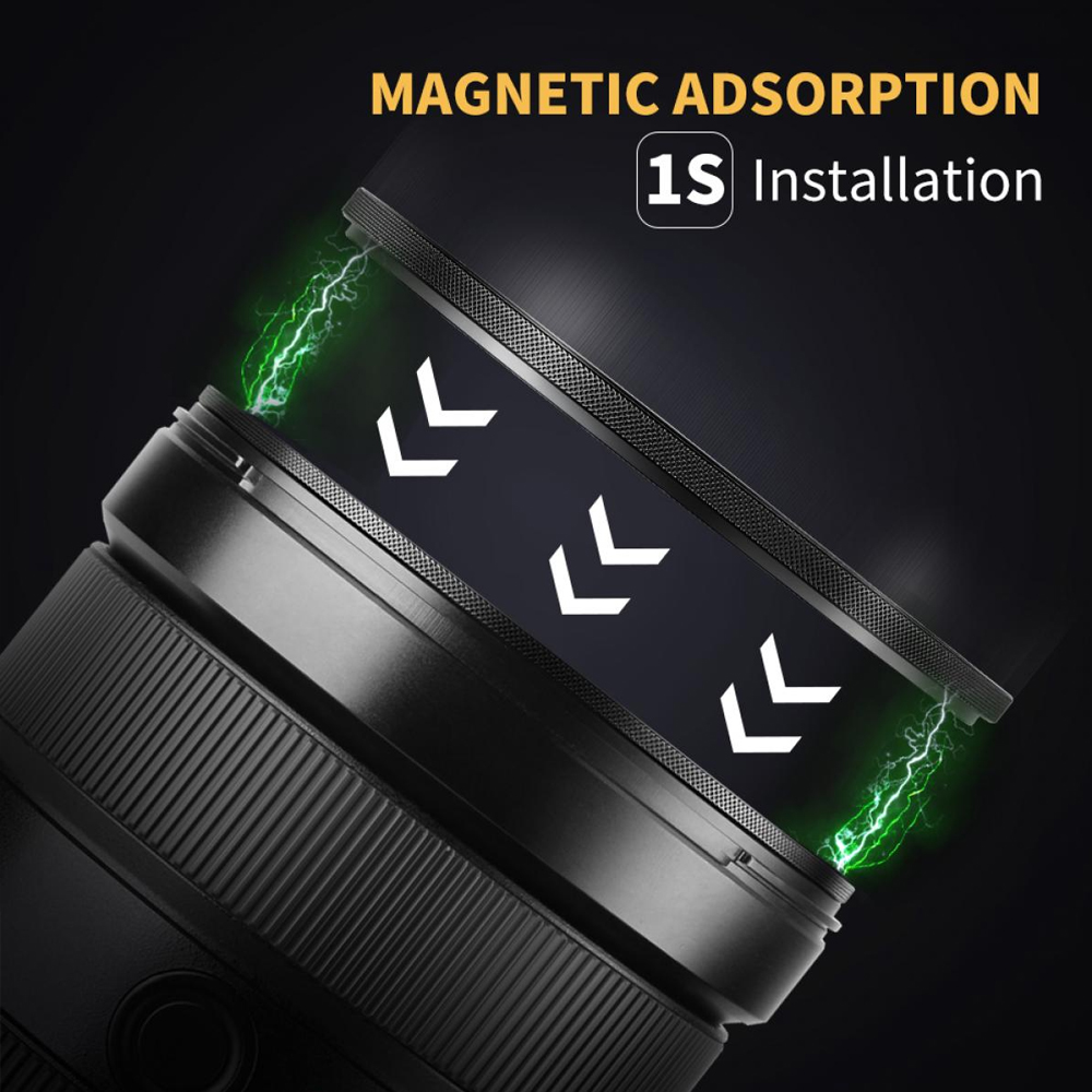 KITS DE FILTROS KYF CONCEPT 82MM 3 EN 1 MAGNETICO UV + CPL + ND1000 - 6