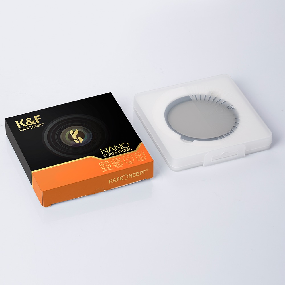 FILTRO KYF CONCEPT 67MM 2 EN 1 - NANO X CPL+ND VARIABLE FADER ND2-32 - 6