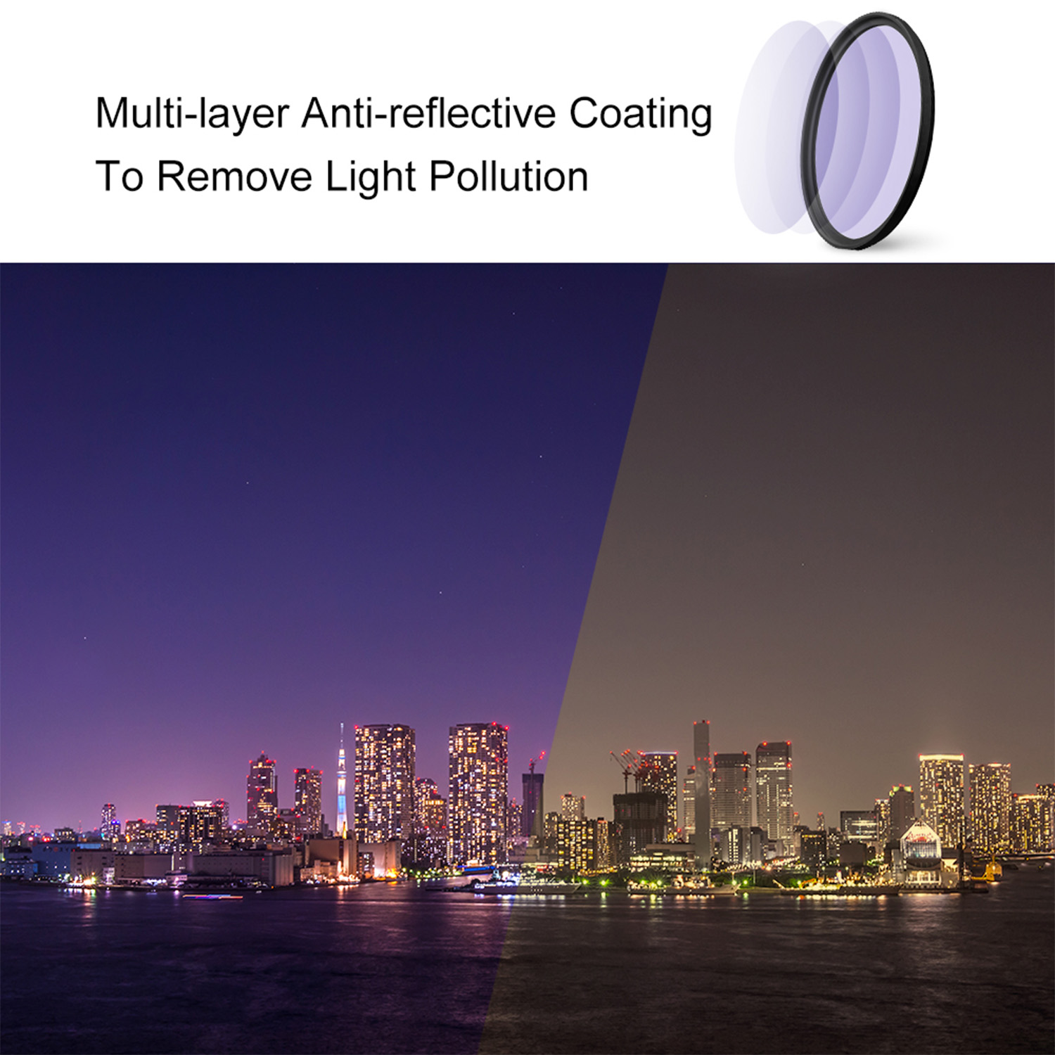 FILTRO 72MM CONTAMINACIÓN LUMÍNICA KYF CONCEPT - 4