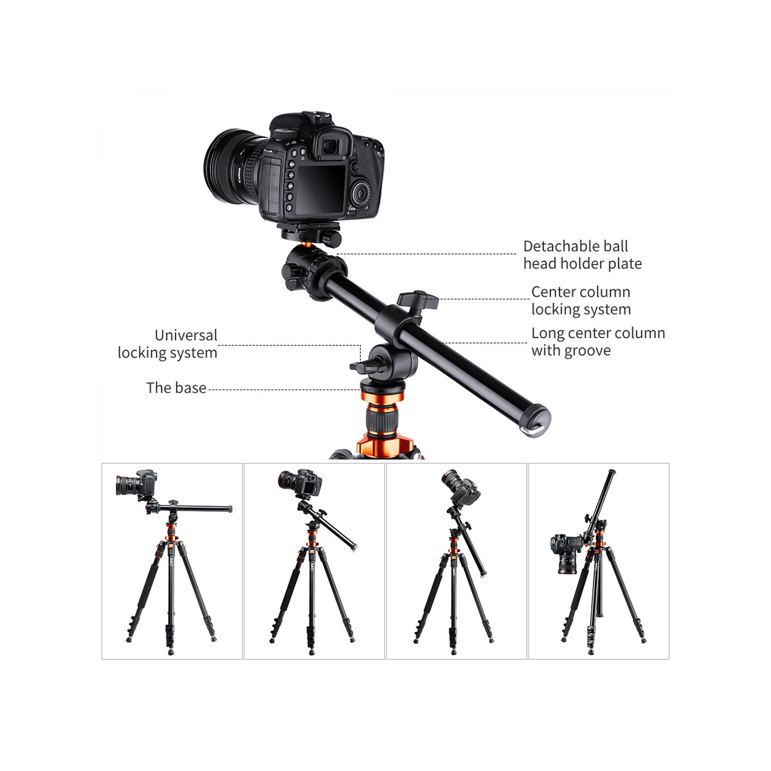TRIPODE K&F CONCEPT K234A7 – KF09.087v6 - 4
