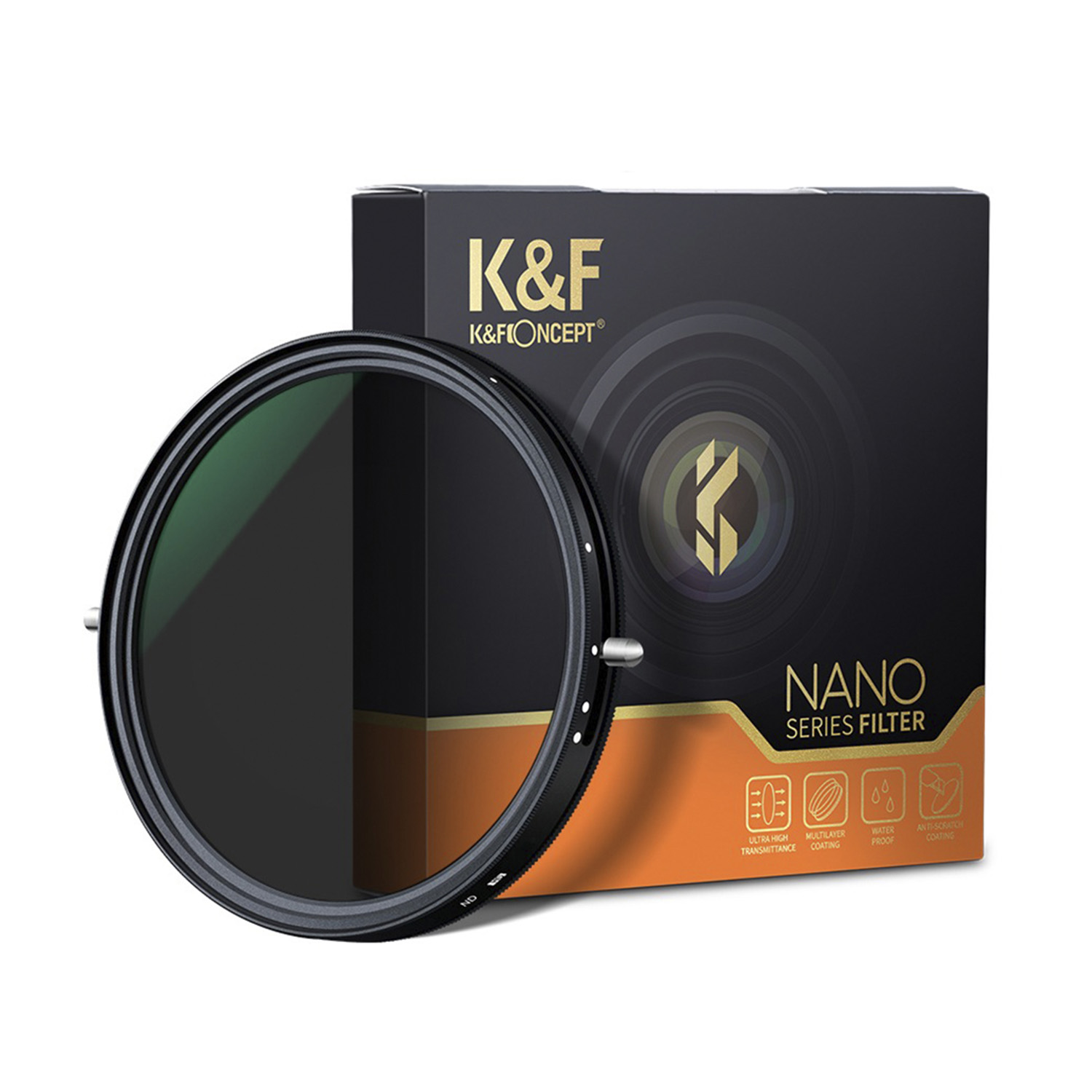 FILTRO K&F CONCEPT ND2-32 DENSIDAD NEUTRA NANO-X VARIABLE + CPL 82MM - 1