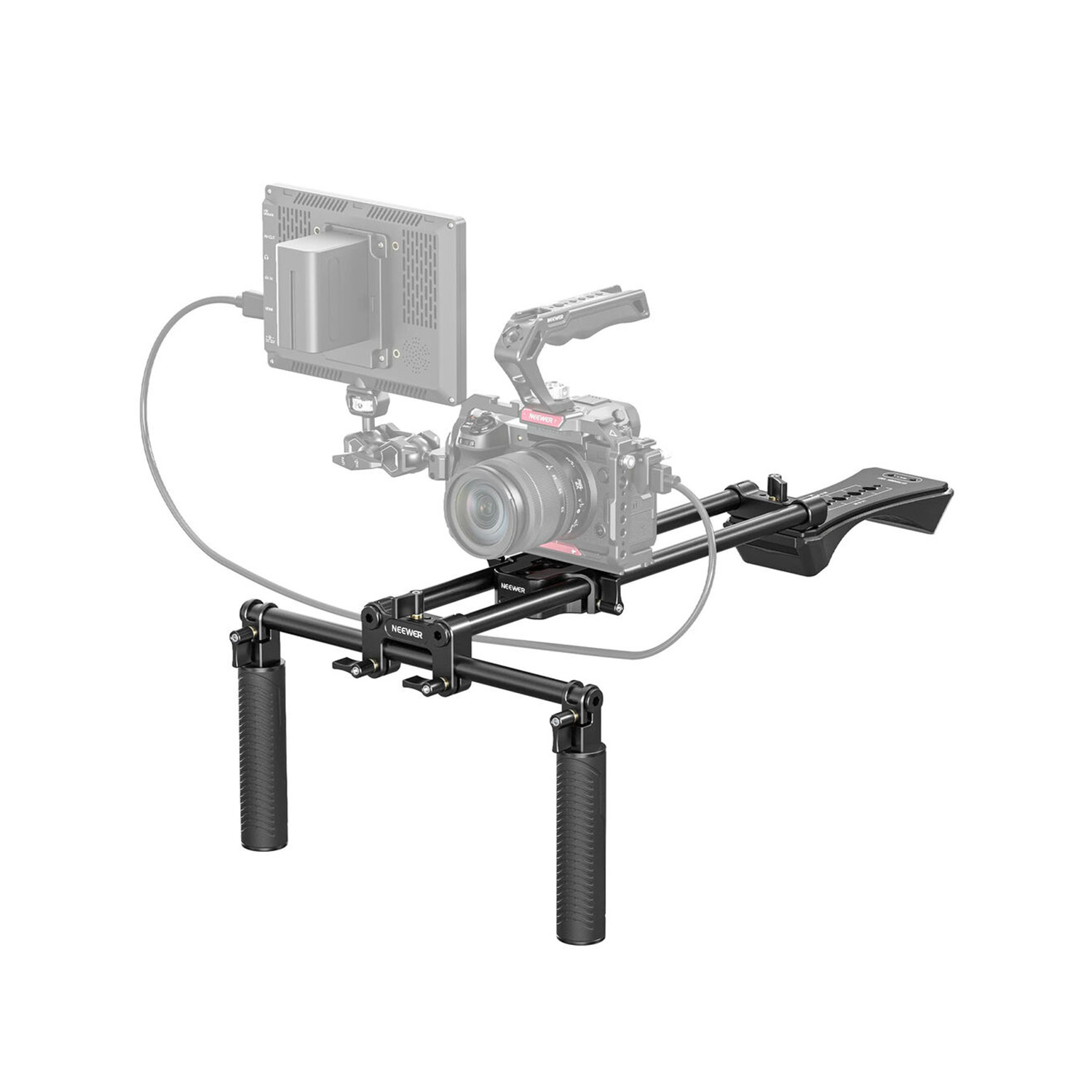 KIT DE SOPORTE DE HOMBRO UNIVERSAL NEEWER PARA CÁMARAS - SR004 - 1