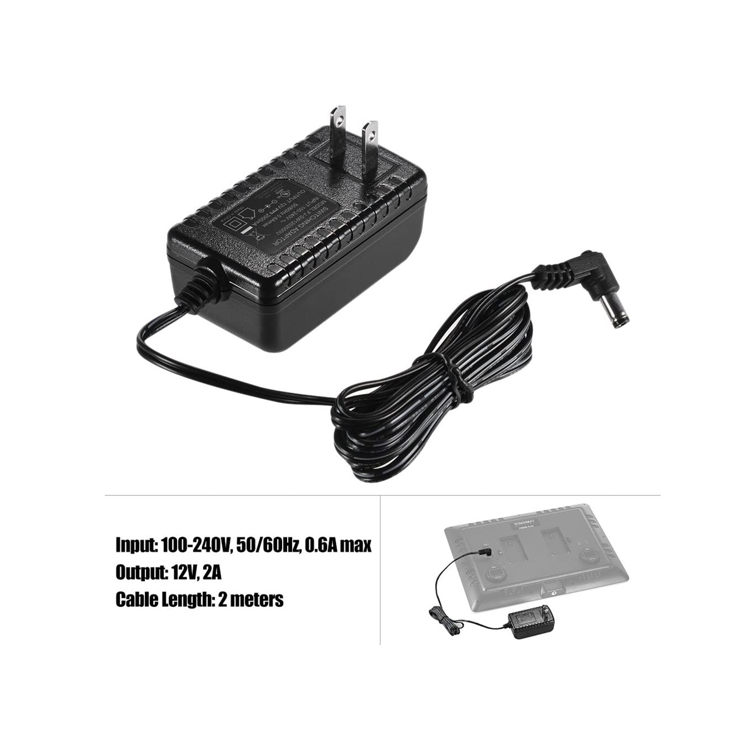 ADAPTADOR DE CORRIENTE DE LUZ LED YONGNUO YN300 III - 4