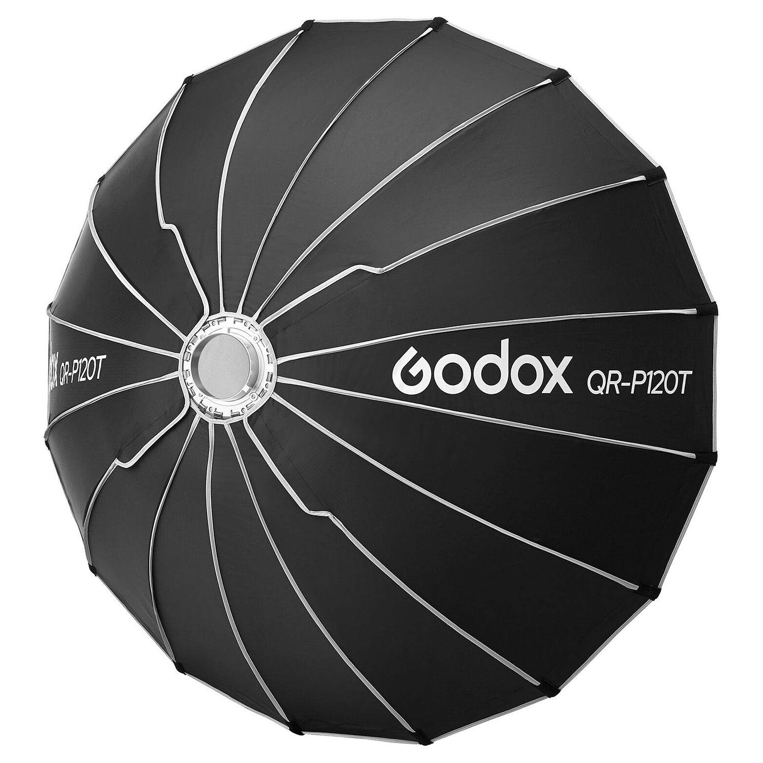 SOFTBOX PARABÓLICO GODOX QR-P120T DE 120CM  ARMADO RAPIDO MONTURA BOWENS - 1