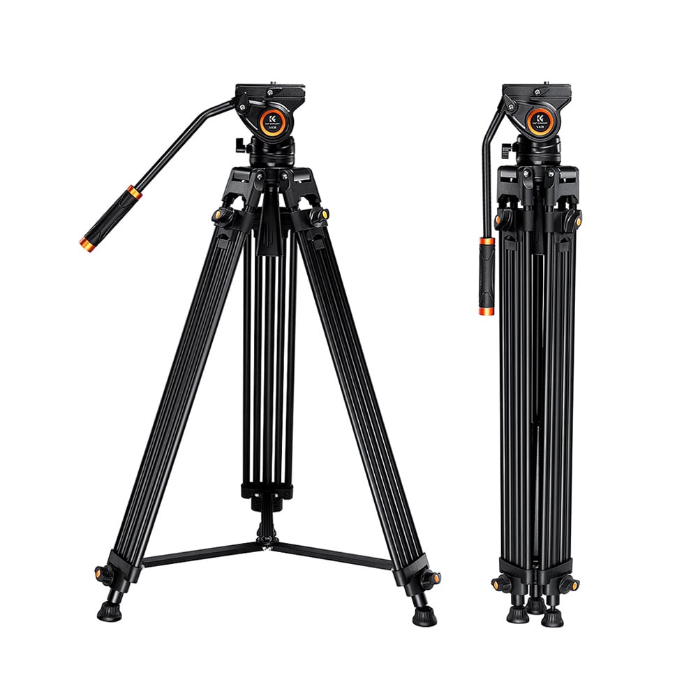 TRÍPODE DE VIDEO PROFESIONAL KYF CONCEPT VA18+VH081 - 1