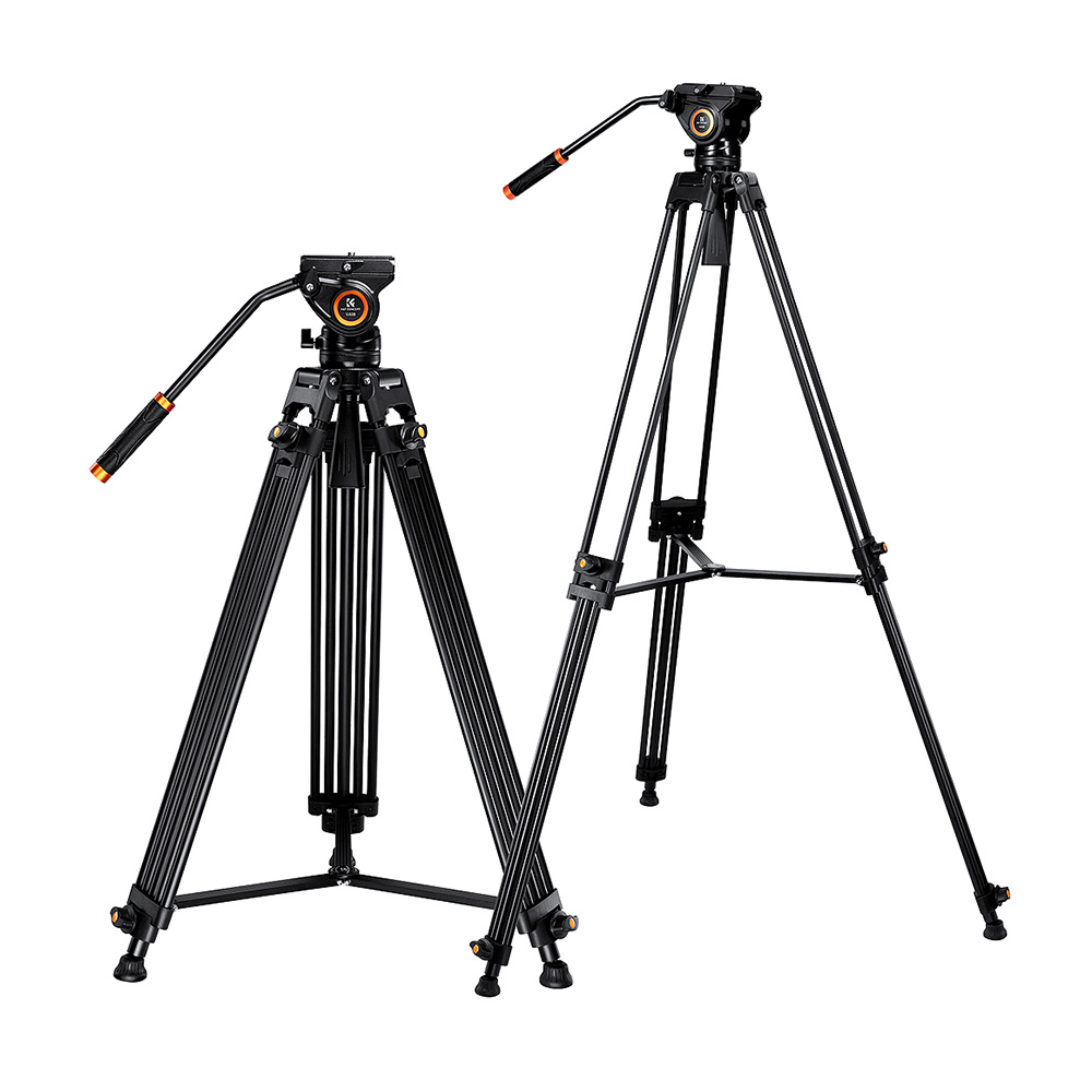 TRÍPODE DE VIDEO PROFESIONAL KYF CONCEPT VA18+VH081 - 4