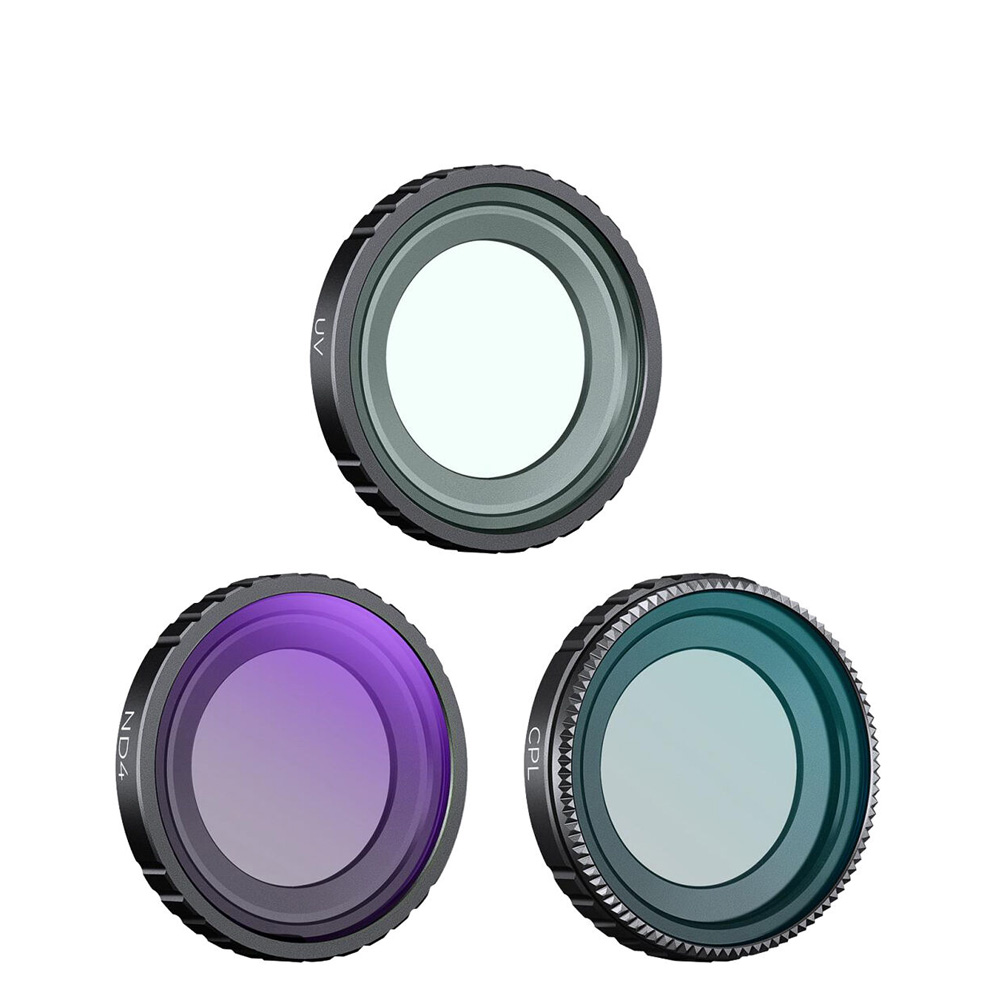 KIT DE FILTROS UV + CPL + ND4 PARA CÁMARA DE ACCIÓN INSTA360 GO 3S - 1