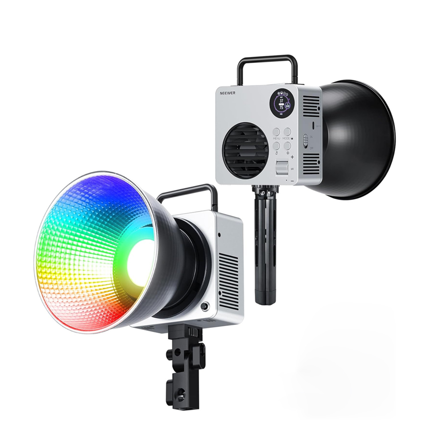 LUZ LED NEEWER HB80C DE 80W RGB PORTÁTIL MONTURA BOWENS - 1