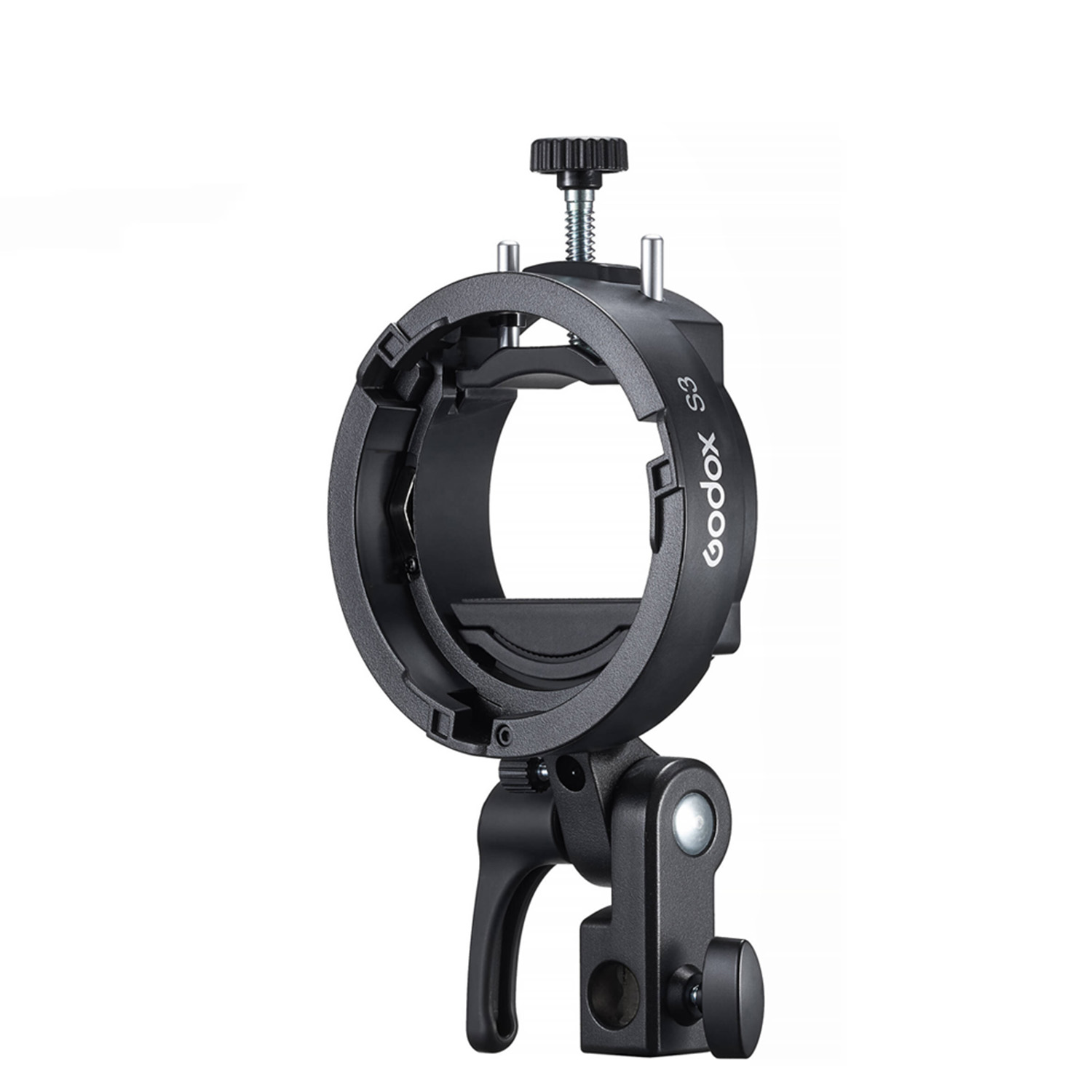 BRACKET GODOX S3 MONTURA BOWENS PARA FLASH PORTATIL - 1