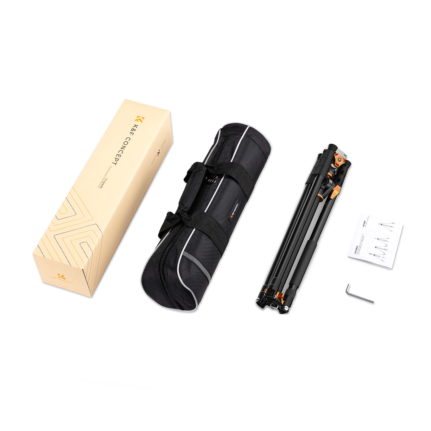 TRÍPODE MONOPIE DE VIDEO KYF CONCEPT T254A7+FH-03 - KF09137 - 5