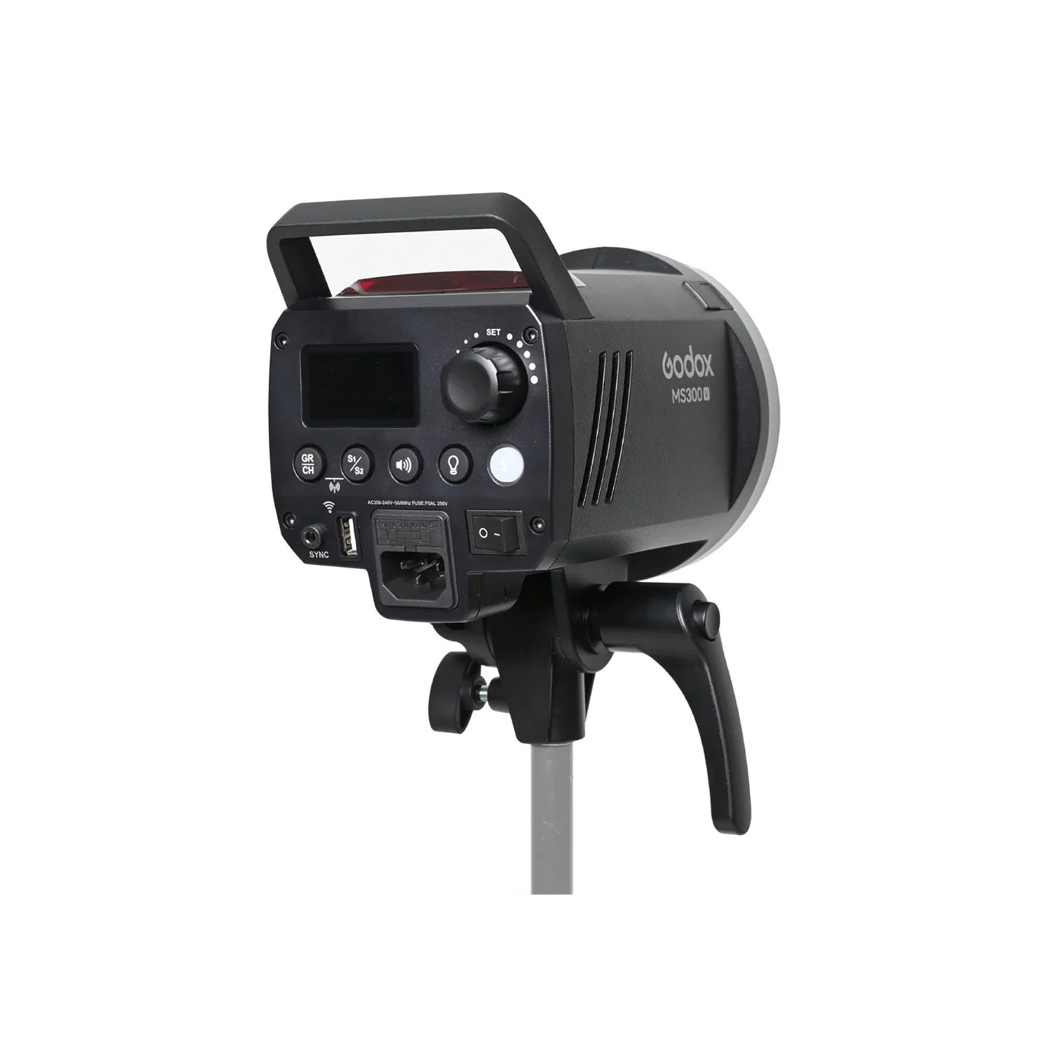 FLASH DE ESTUDIO GODOX MS300-V CON LUZ LED DE MODELADO - 4