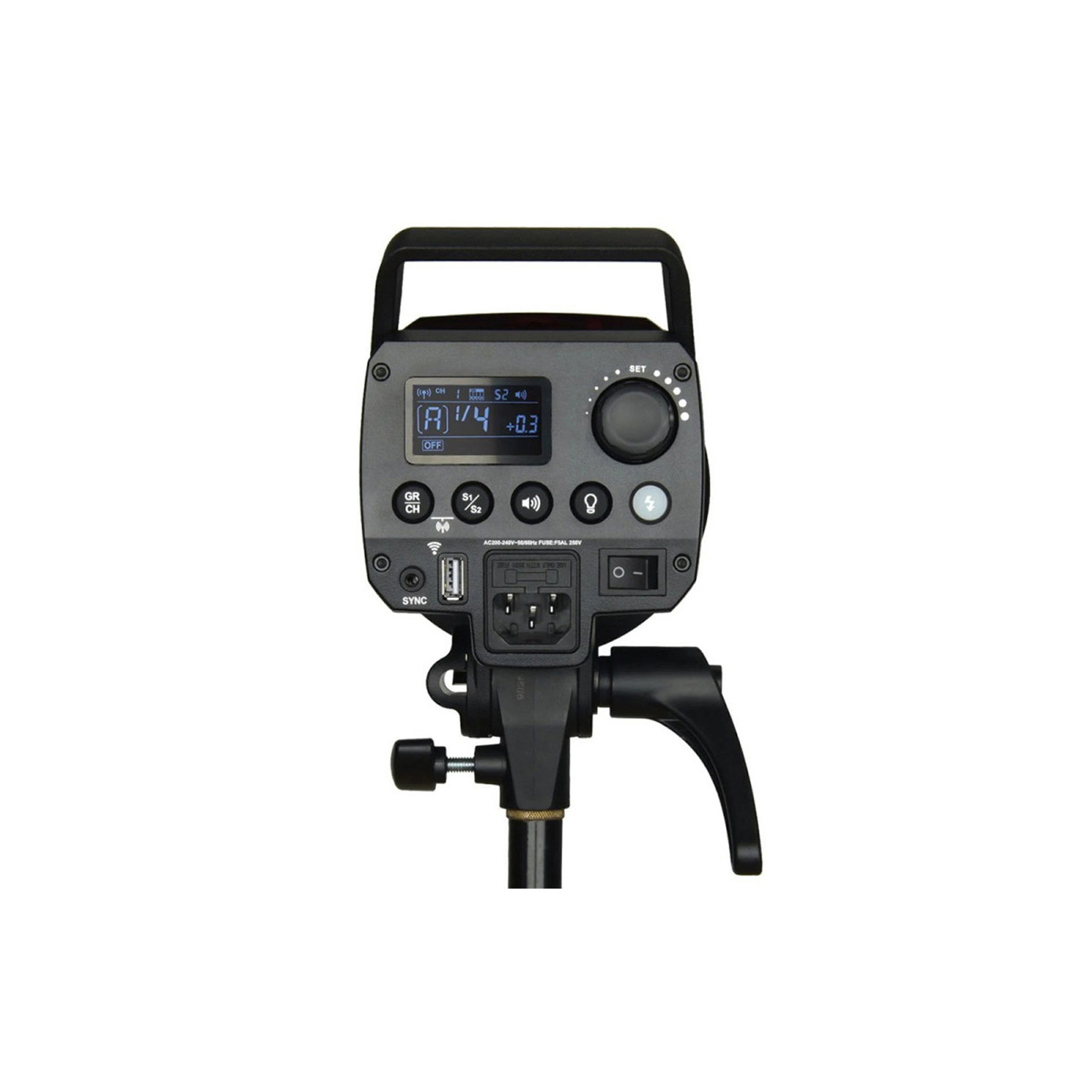 FLASH DE ESTUDIO GODOX MS300-V CON LUZ LED DE MODELADO - 5