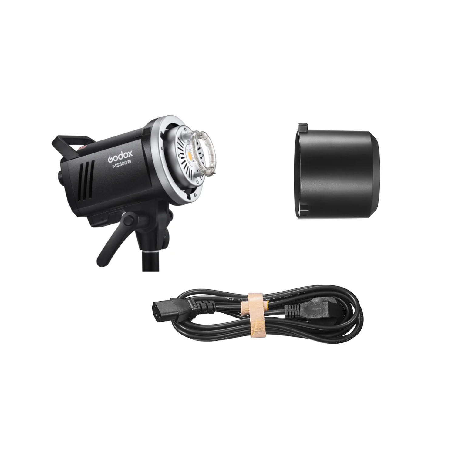 FLASH DE ESTUDIO GODOX MS300-V CON LUZ LED DE MODELADO - 6