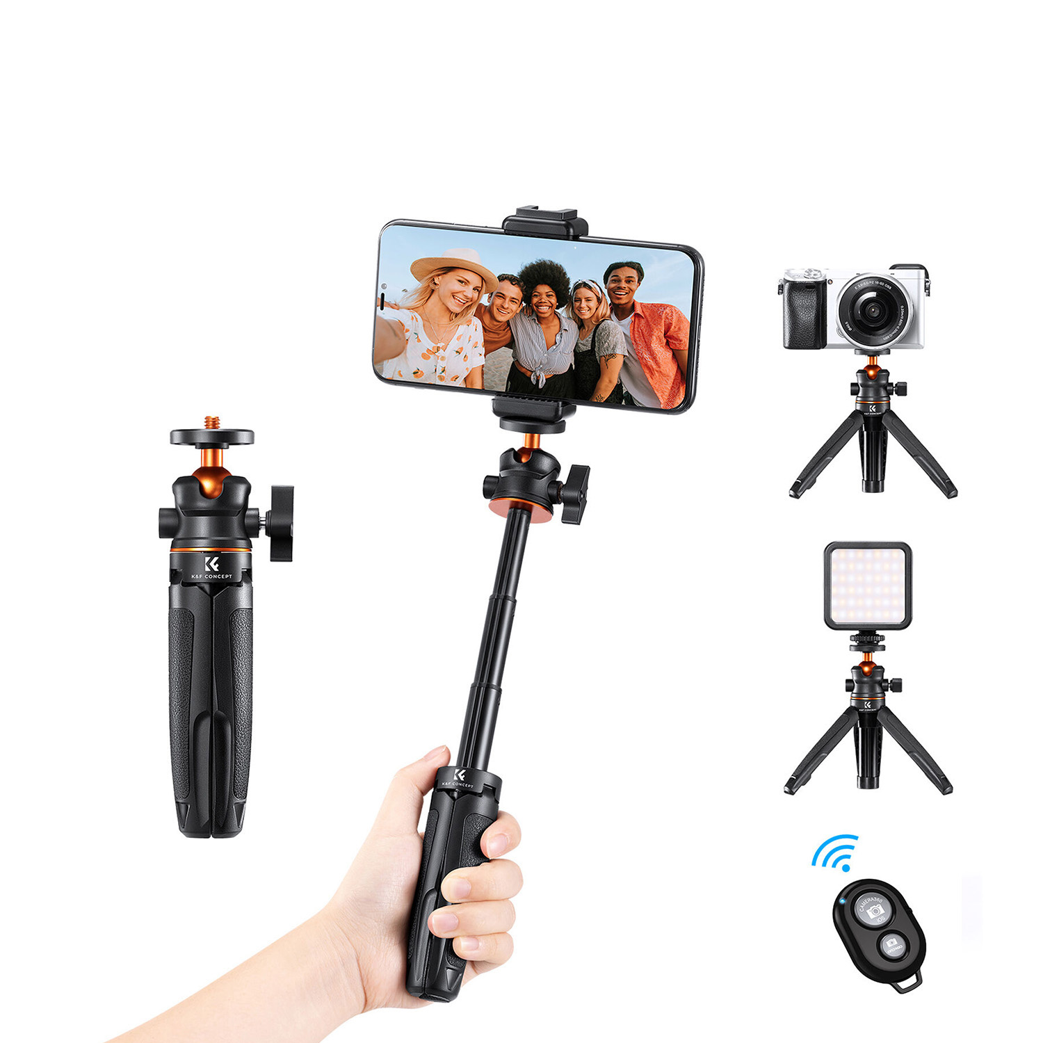 TRÍPODE PARA SMARTPHONE - MS09 KYF CONCEPT KF09128V3 - 2