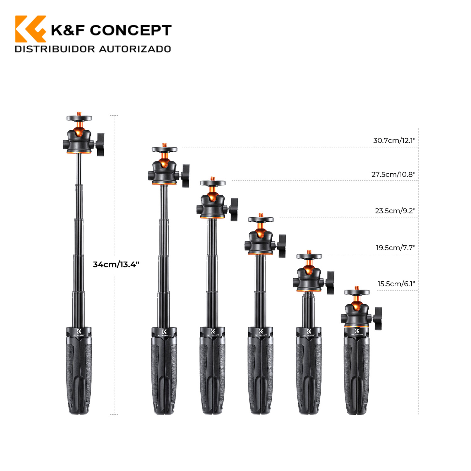 TRÍPODE PARA SMARTPHONE - MS09 KYF CONCEPT KF09128V3 - 3