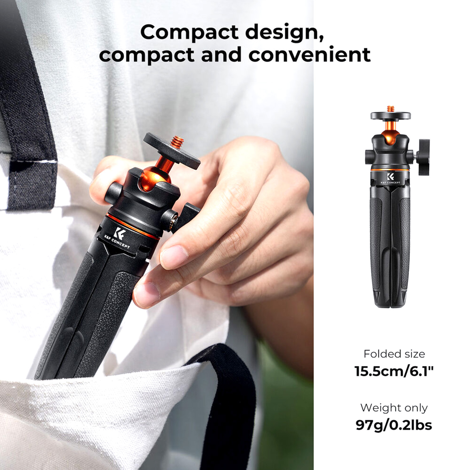 TRÍPODE PARA SMARTPHONE - MS09 KYF CONCEPT KF09128V3 - 4