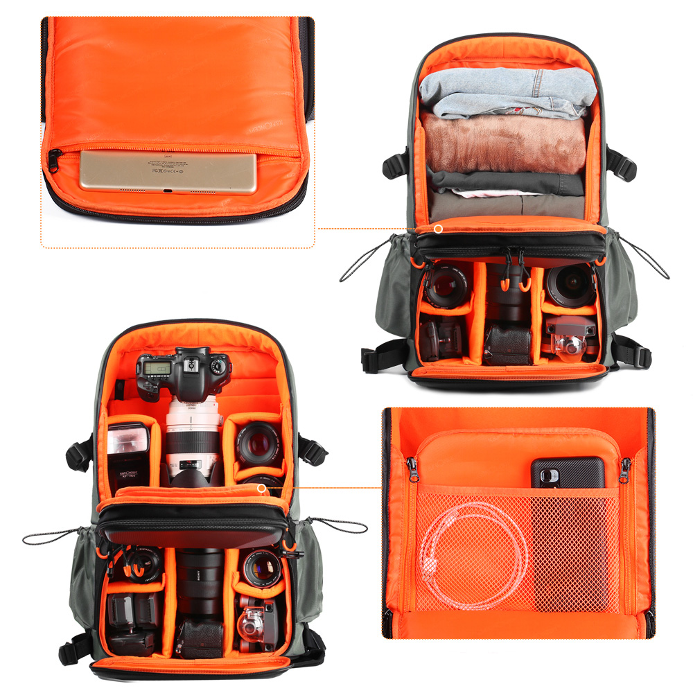MOCHILA MULTIFUNCIONAL PARA CÁMARAS  KF CONCEPT KF13.107 - 6