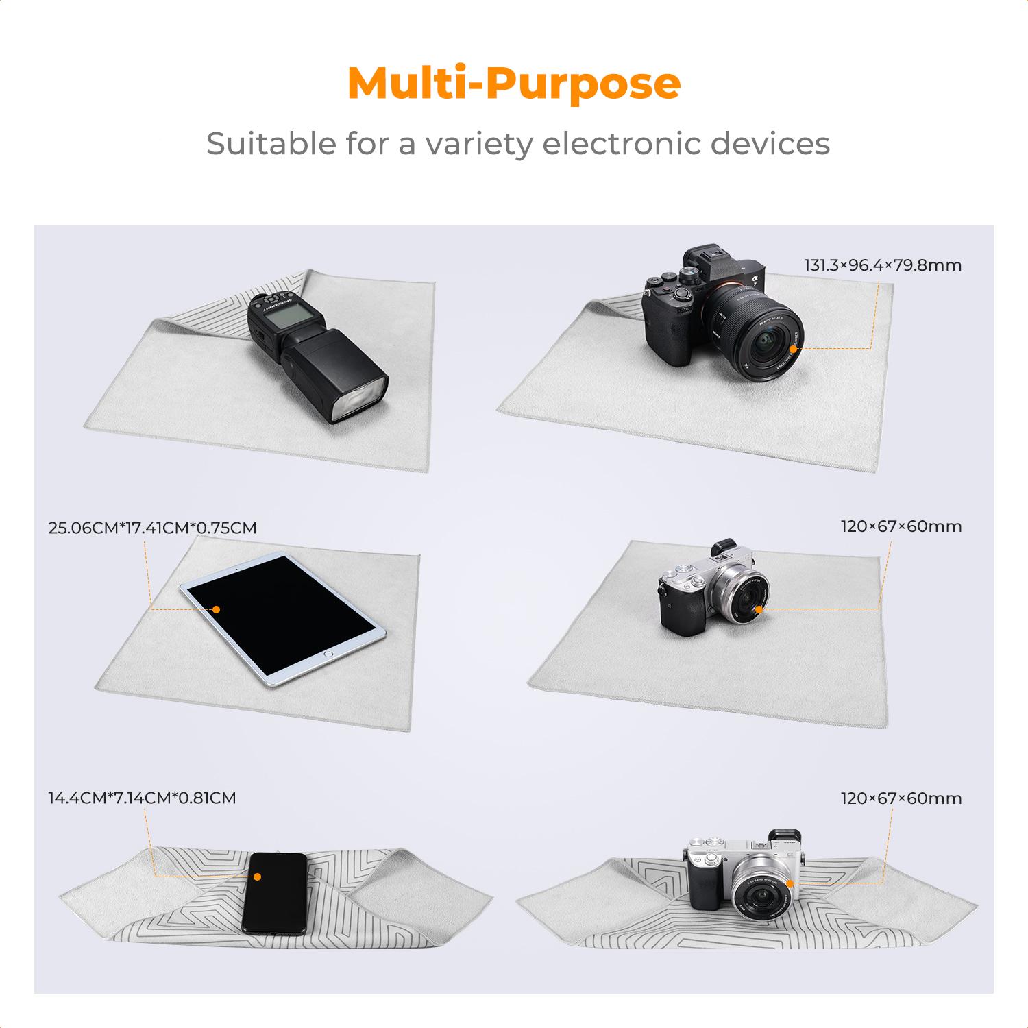 FUNDA PROTECTORA ANTIRAYADURAS PARA LENTES DE CÁMARA 45 X 45 CM - 5