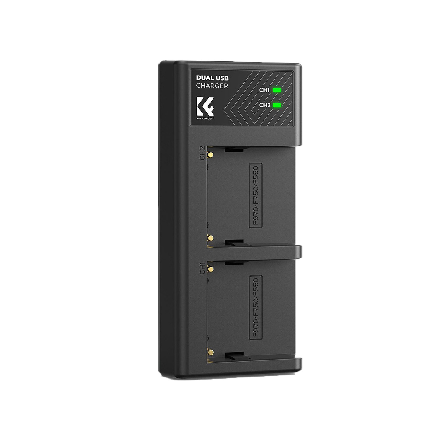 KIT DE 2 BATERÍAS NP970 + CARGADOR DUAL KYF CONCEPT - 2