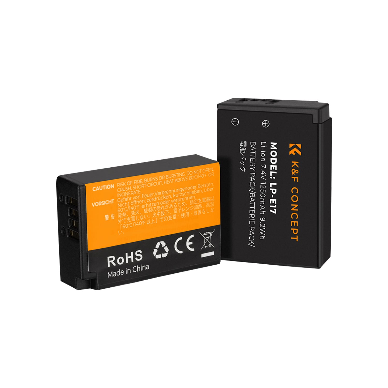 KIT DE CARGADOR + 2 BATERIAS CANON LP-E17 KYF CONCEPT KF28.0014 - 3