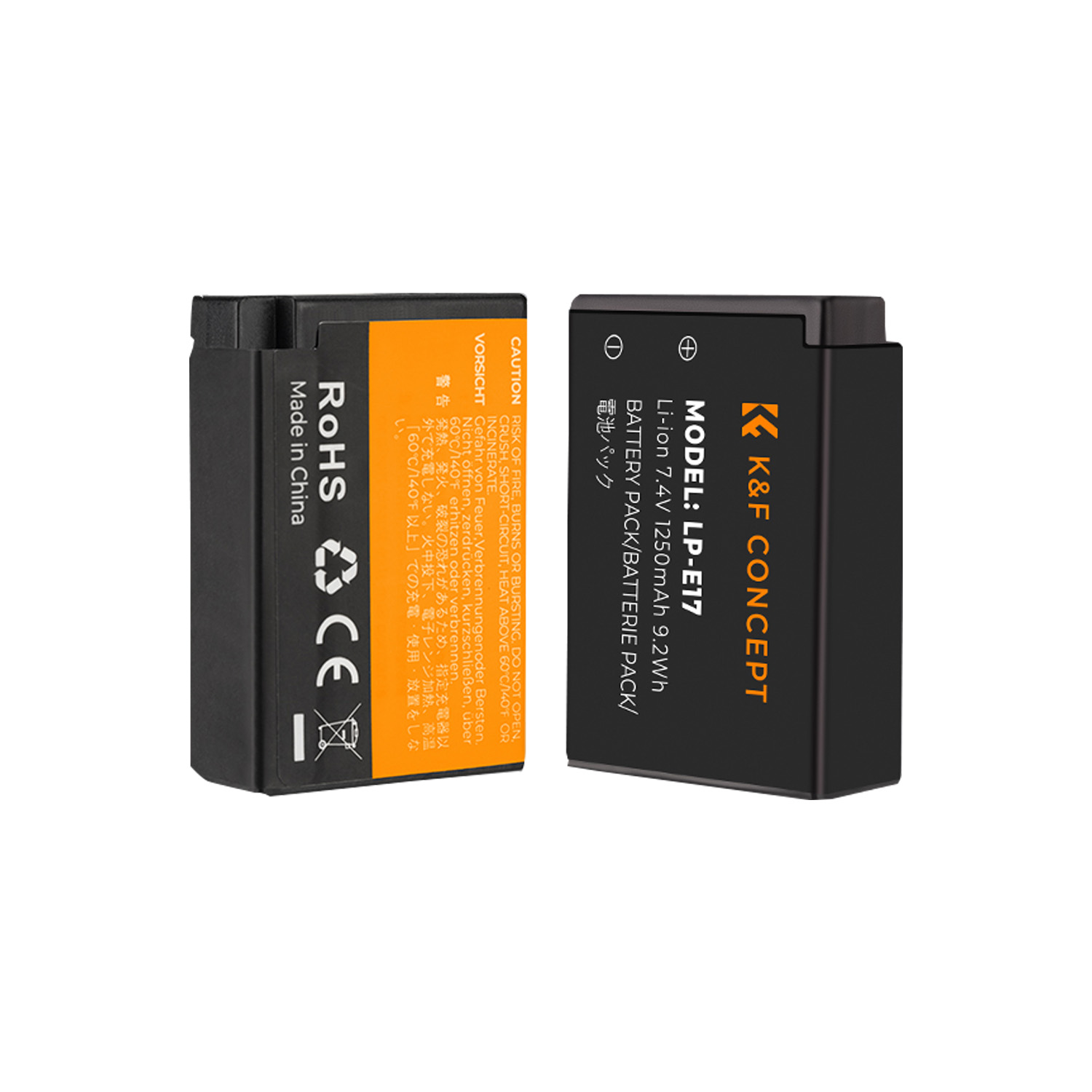 KIT DE CARGADOR + 2 BATERIAS CANON LP-E17 KYF CONCEPT KF28.0014 - 4