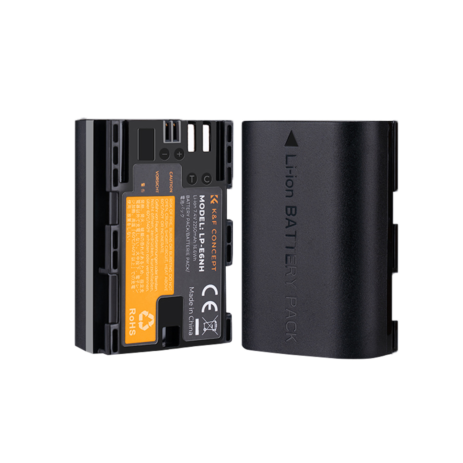 KIT DE CARGADOR + 2 BATERÍAS CANON LP-E6NH KYF CONCEPT KF28.0013 - 4