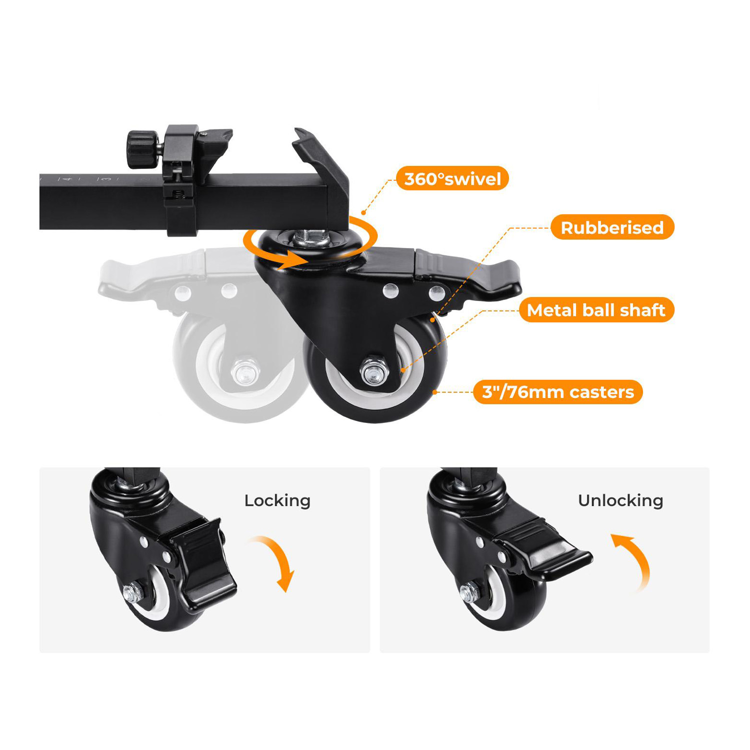 DOLLY PARA TRÍPODES KYF CONCEPT KF31.118 - 5